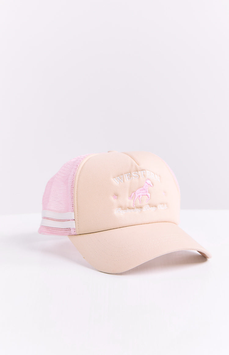 Beginning Cream Pony Club Trucker Cap — 2