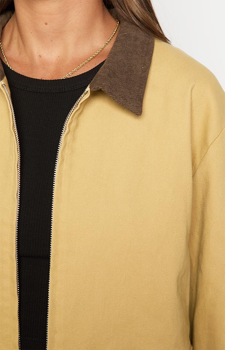 Jemma Cream Contrast Canvas Jacket — 6