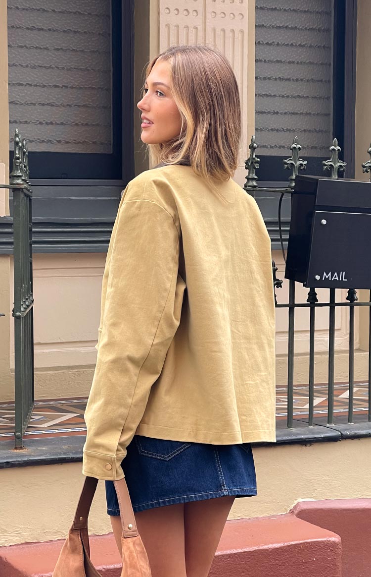 Jemma Cream Contrast Canvas Jacket — 8