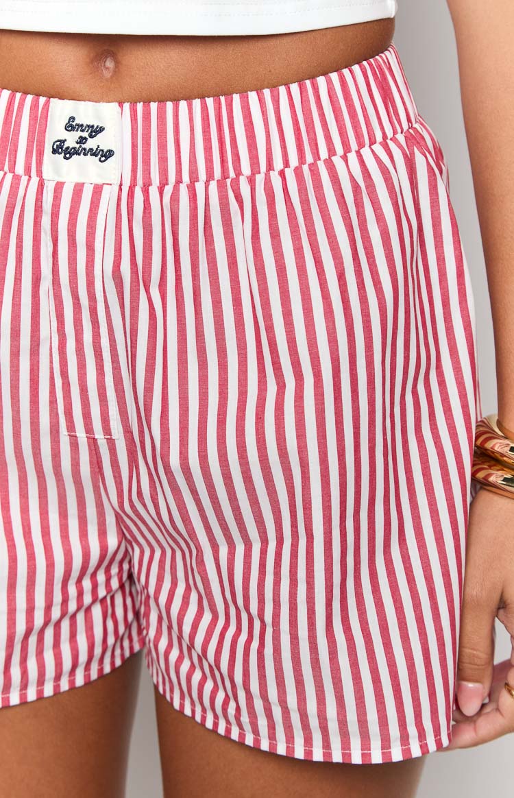 Brad Red Stripe Boxer Shorts — 6