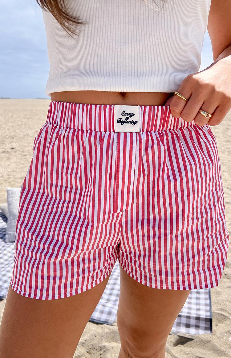 Brad Red Stripe Boxer Shorts — 8