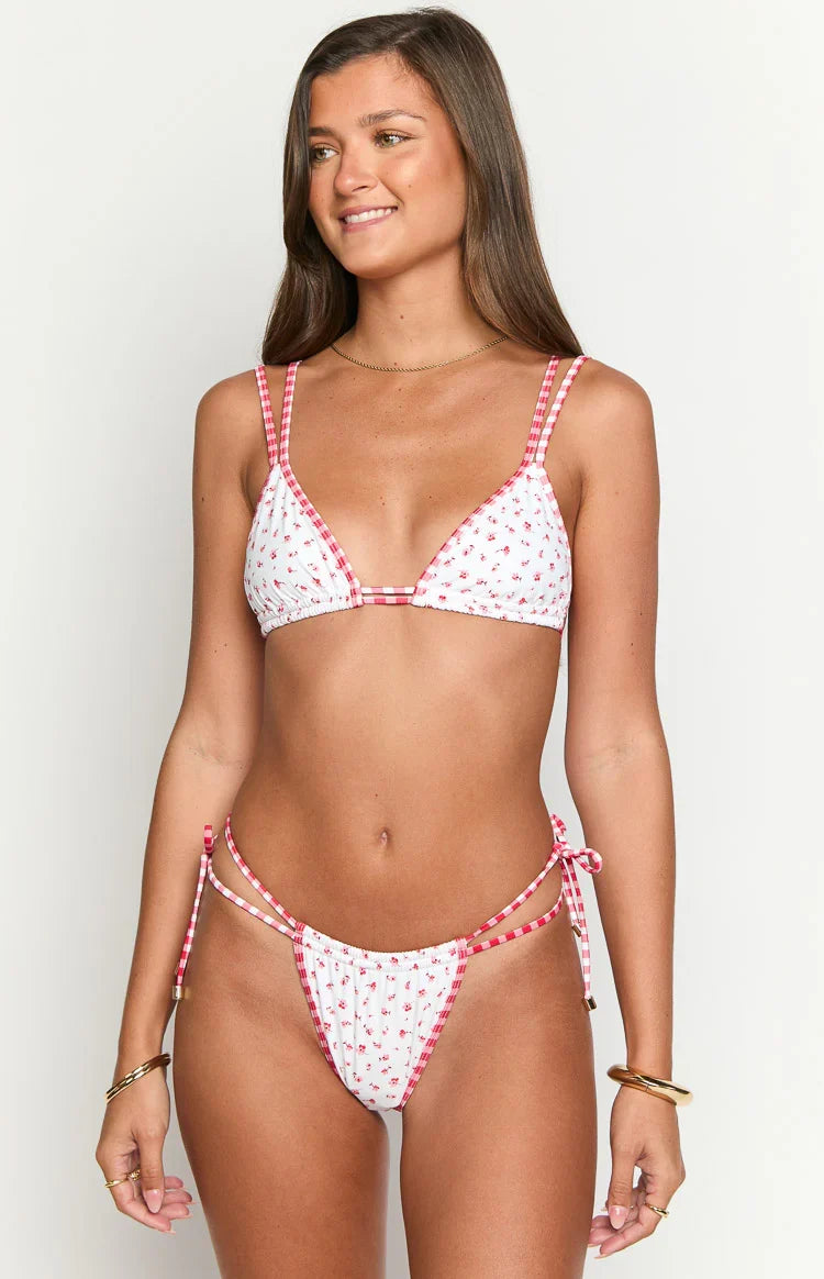 9.0 Swim Sumba Red Floral Bikini Bottoms — 3