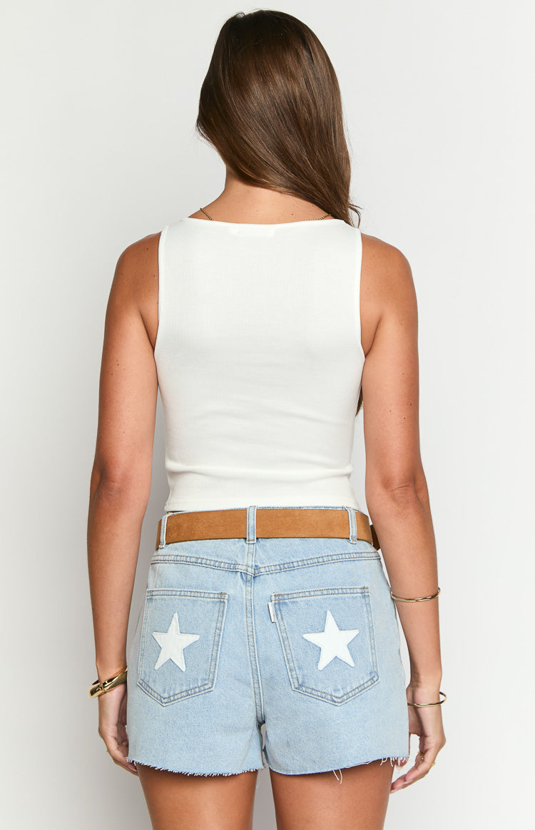 Suzie White USA Embroidered Tank Top — 5