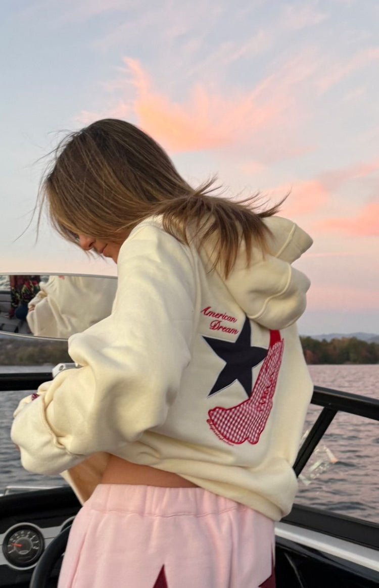 Beginning Cream American Dream Hoodie — 1