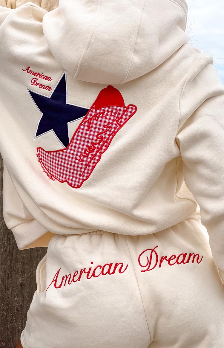 Beginning Cream American Dream Hoodie — 2