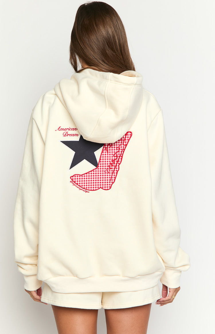 Beginning Cream American Dream Hoodie — 6