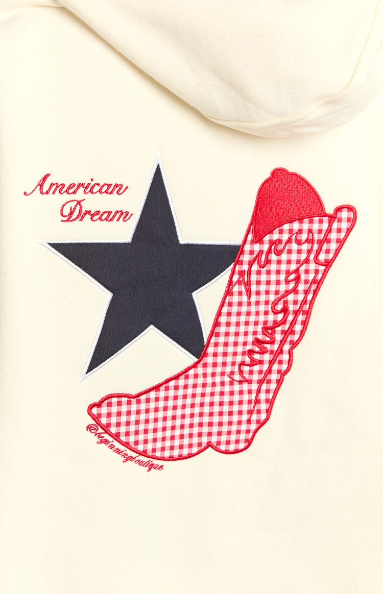 Beginning Cream American Dream Hoodie — 7