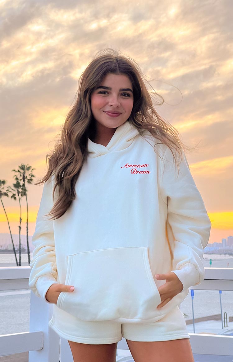 Beginning Cream American Dream Hoodie — 10