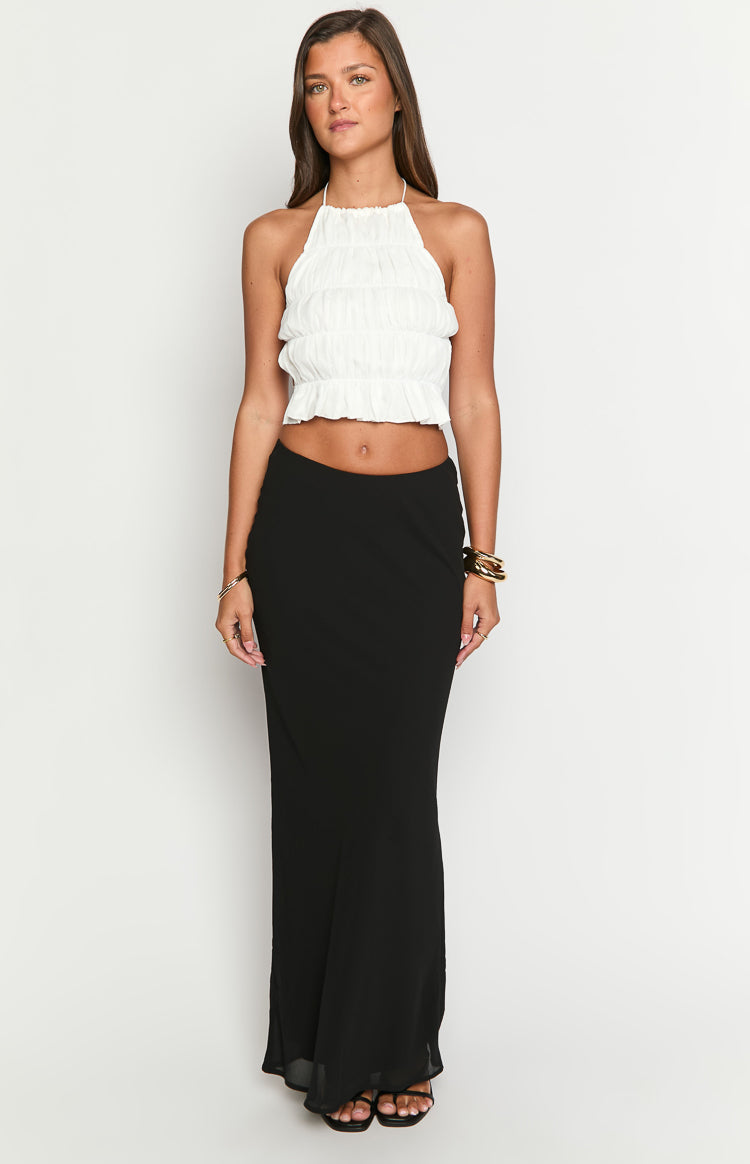 Uma White Crop Top — 3