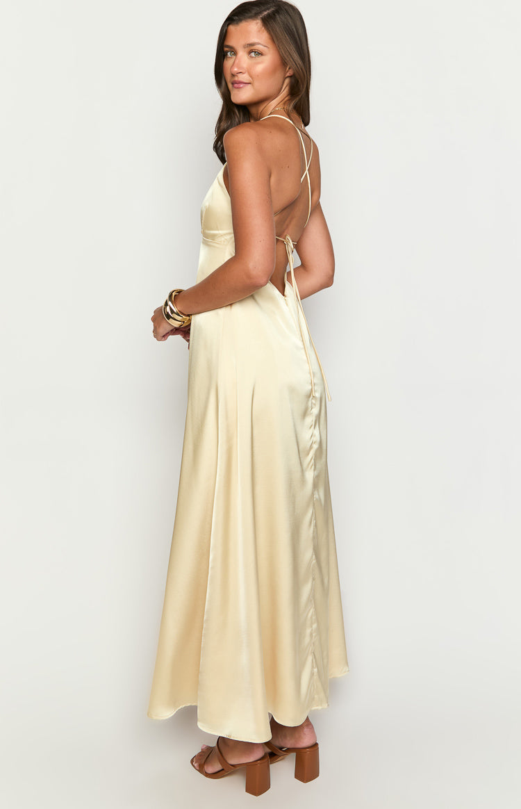 Nakita Yellow Maxi Dress — 1