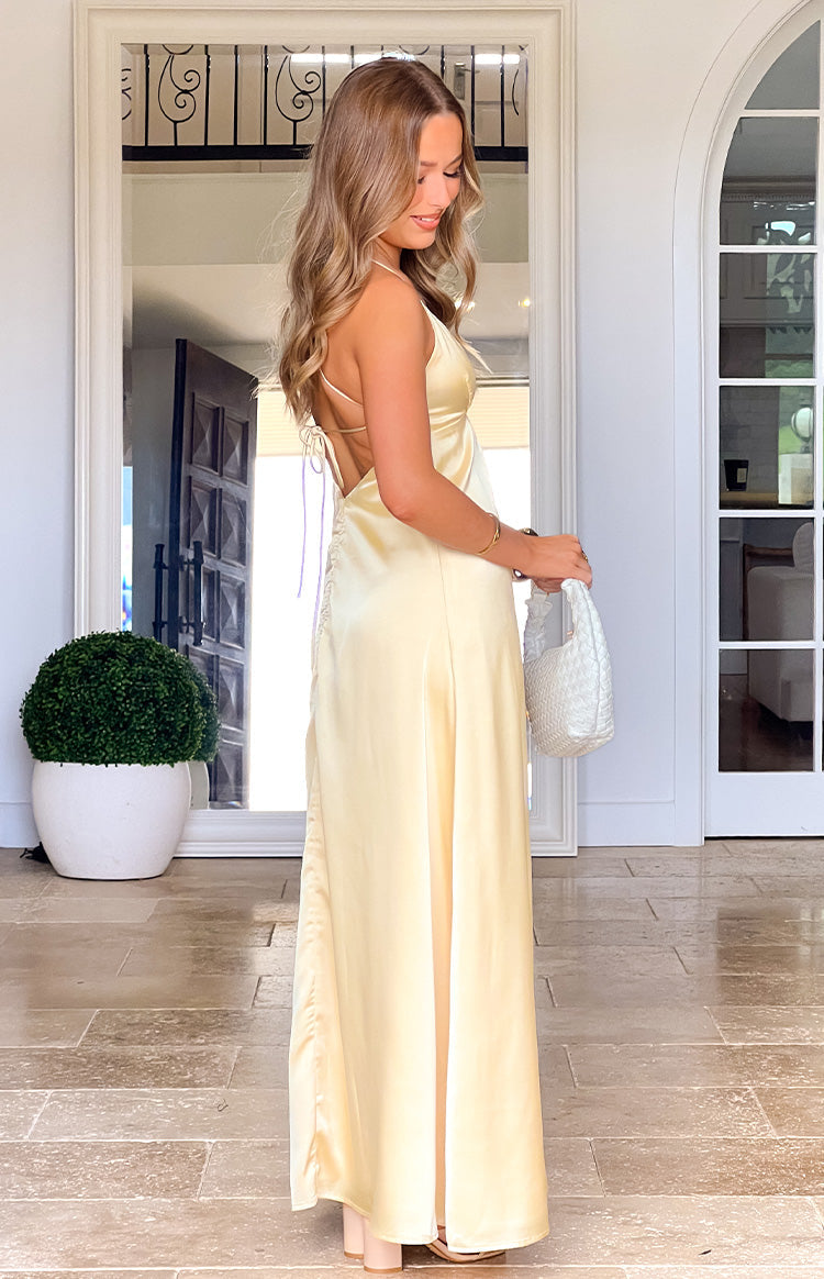 Nakita Yellow Maxi Dress — 6