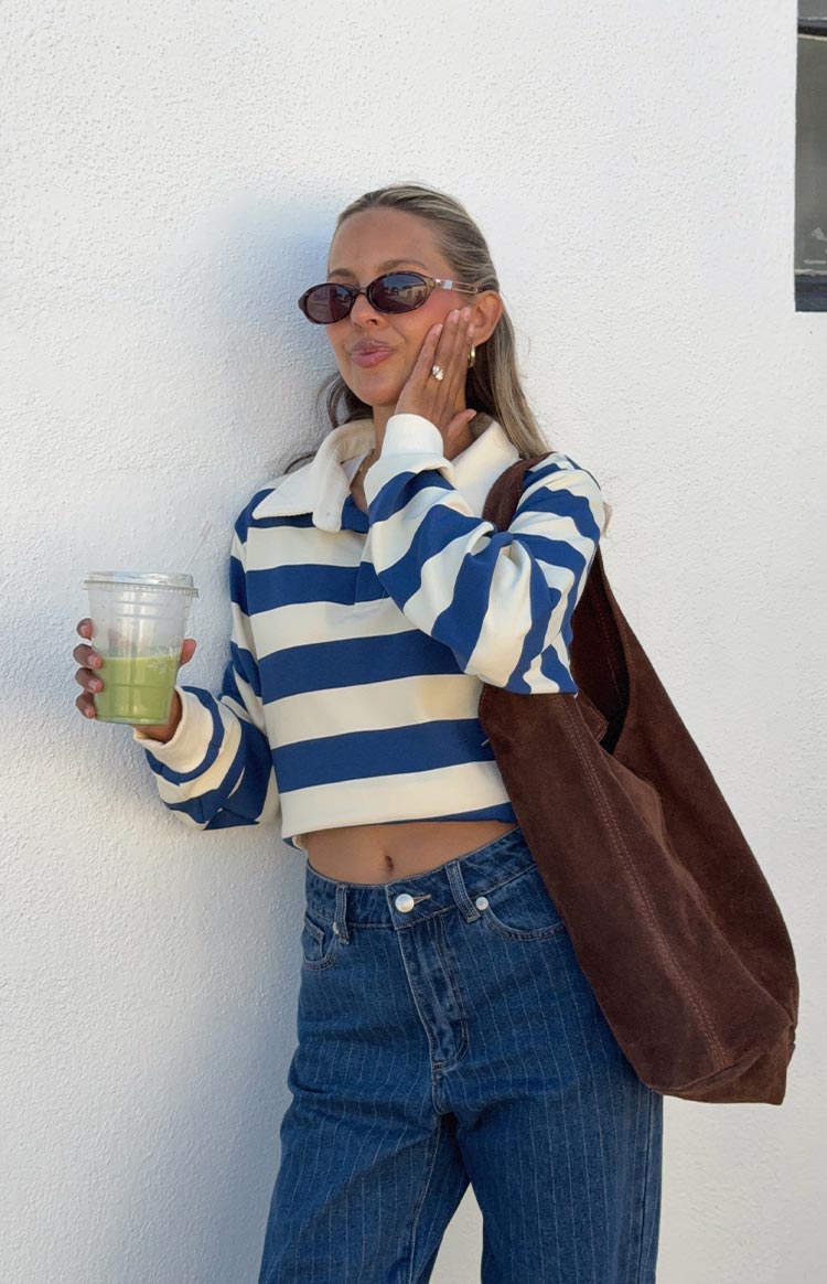 Carey Blue Striped Jersey — 1