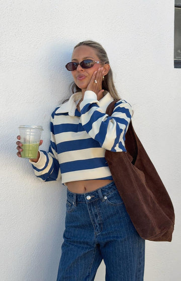 Carey Blue Striped Jersey — 1