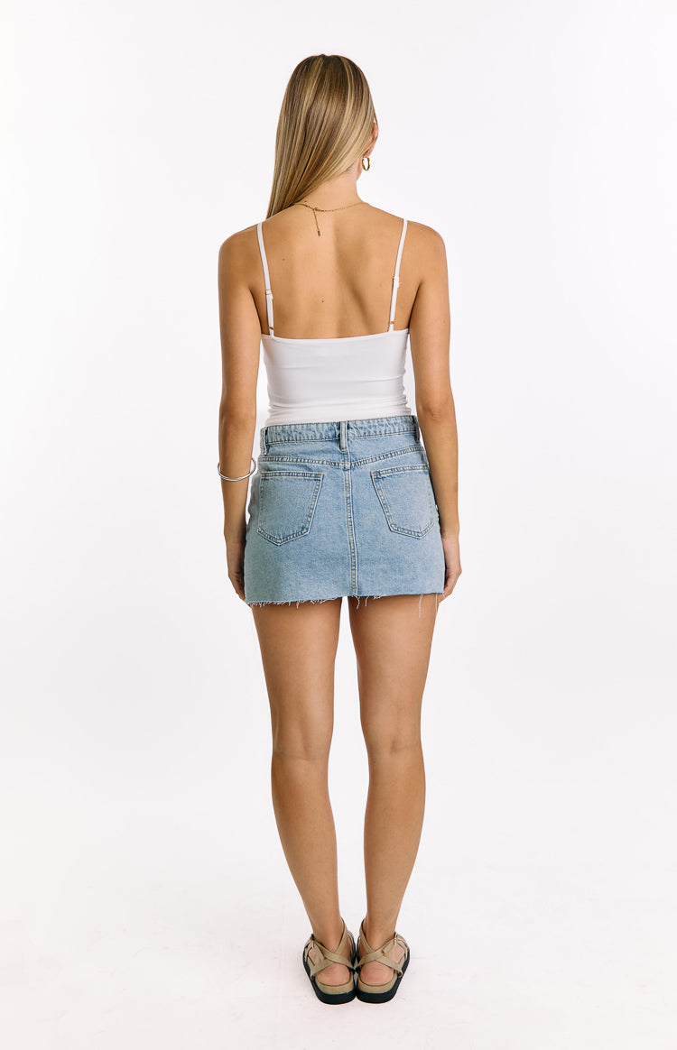 Mallorie White Beaded Top — 5