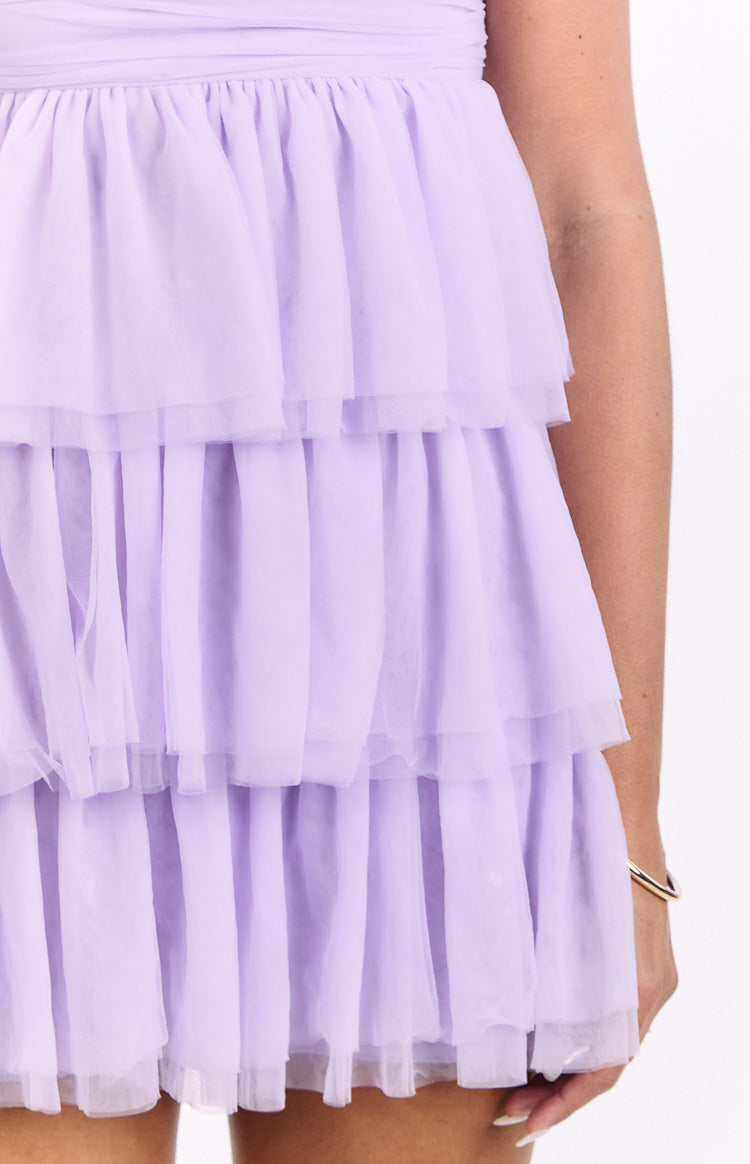 Birthday Girl Lilac Mini Party Dress — 6