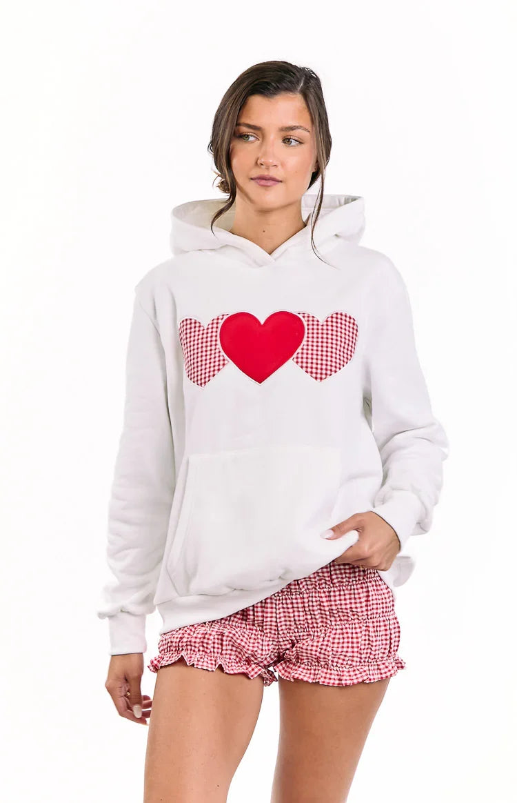 Beginning White And Red Heart Hoodie — 4