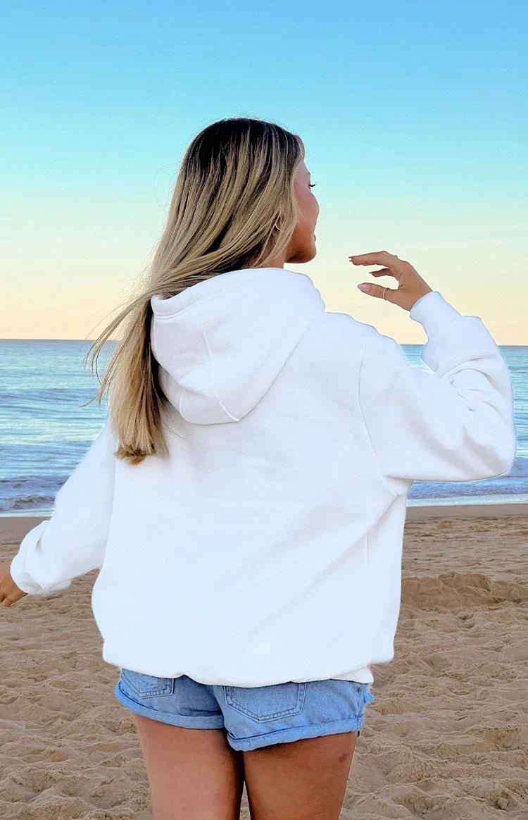 Beginning White And Red Heart Hoodie — 3