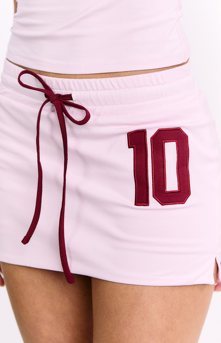 Alexa Pink Jersey Skort — 1