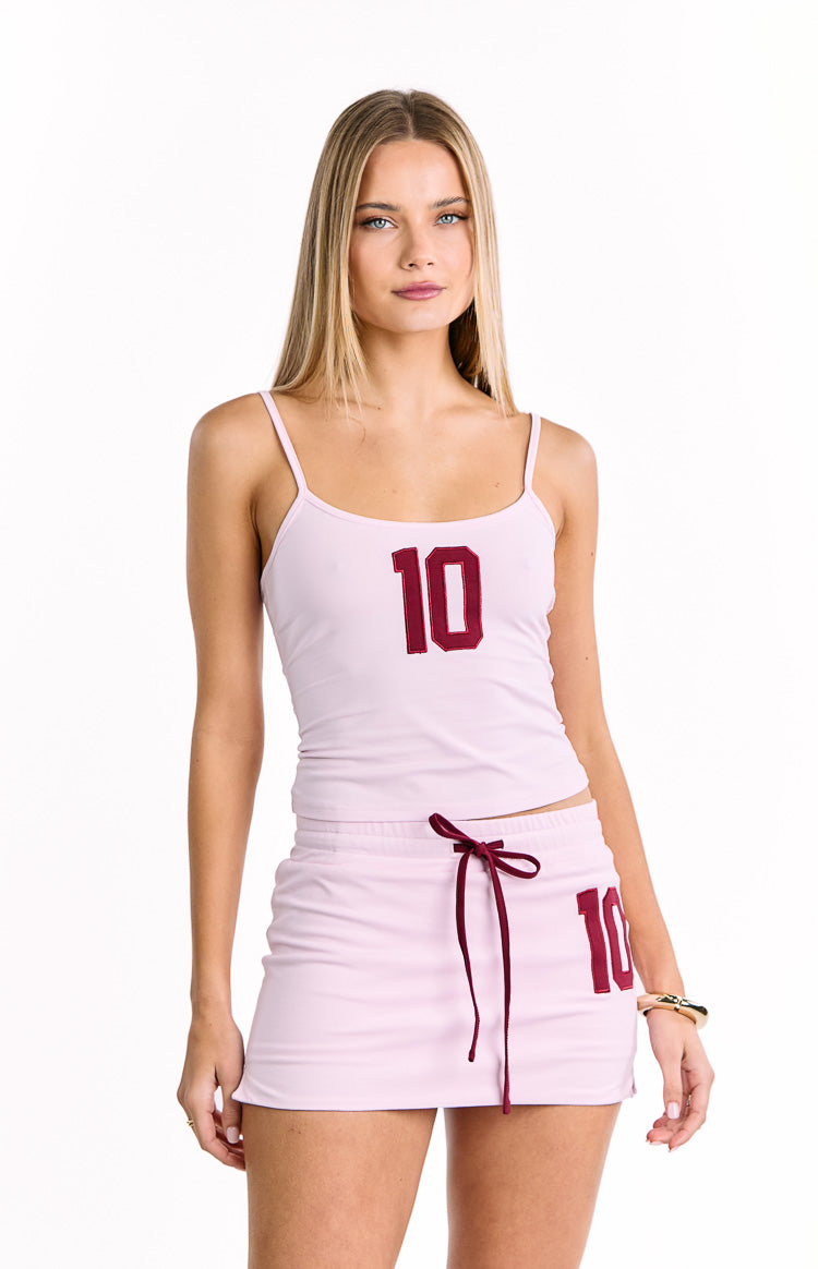 Alexa Pink Jersey Skort — 4