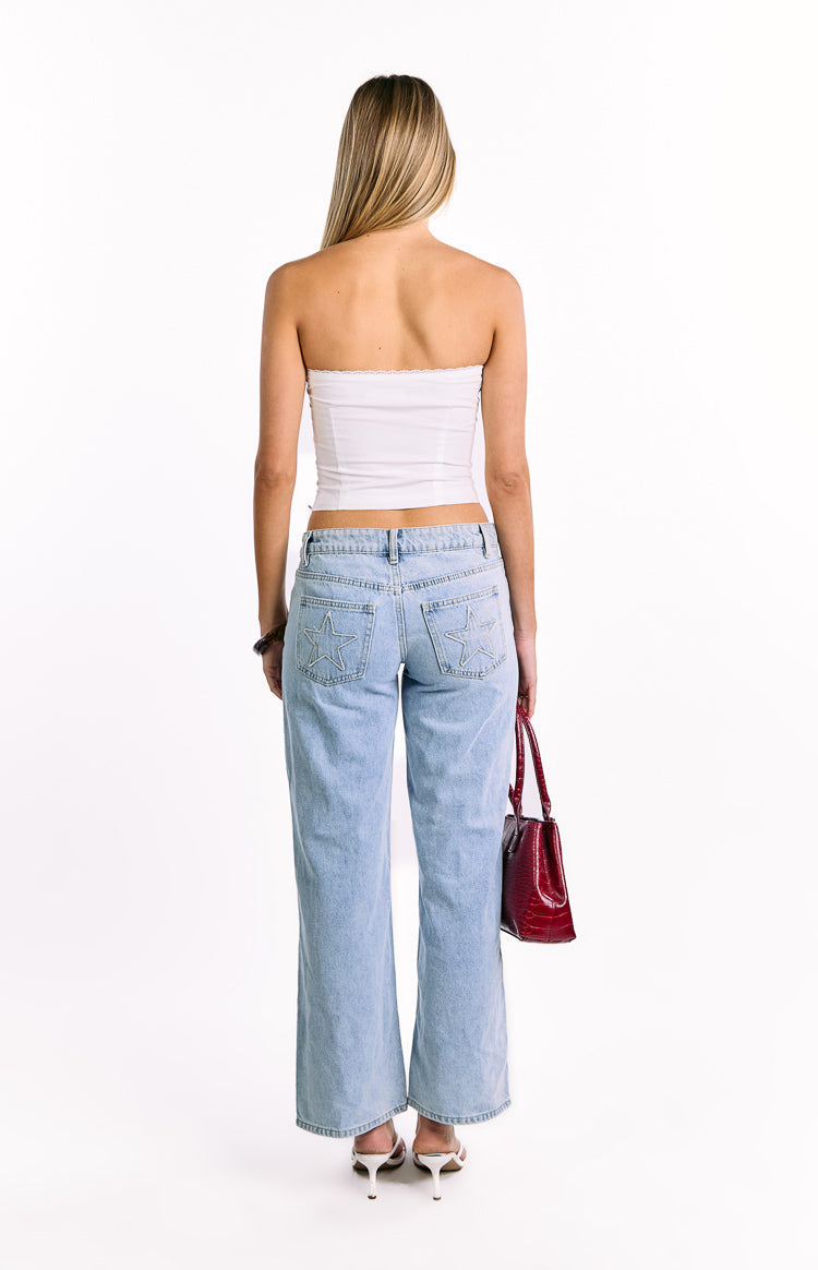 Dakota White Strapless Top — 9