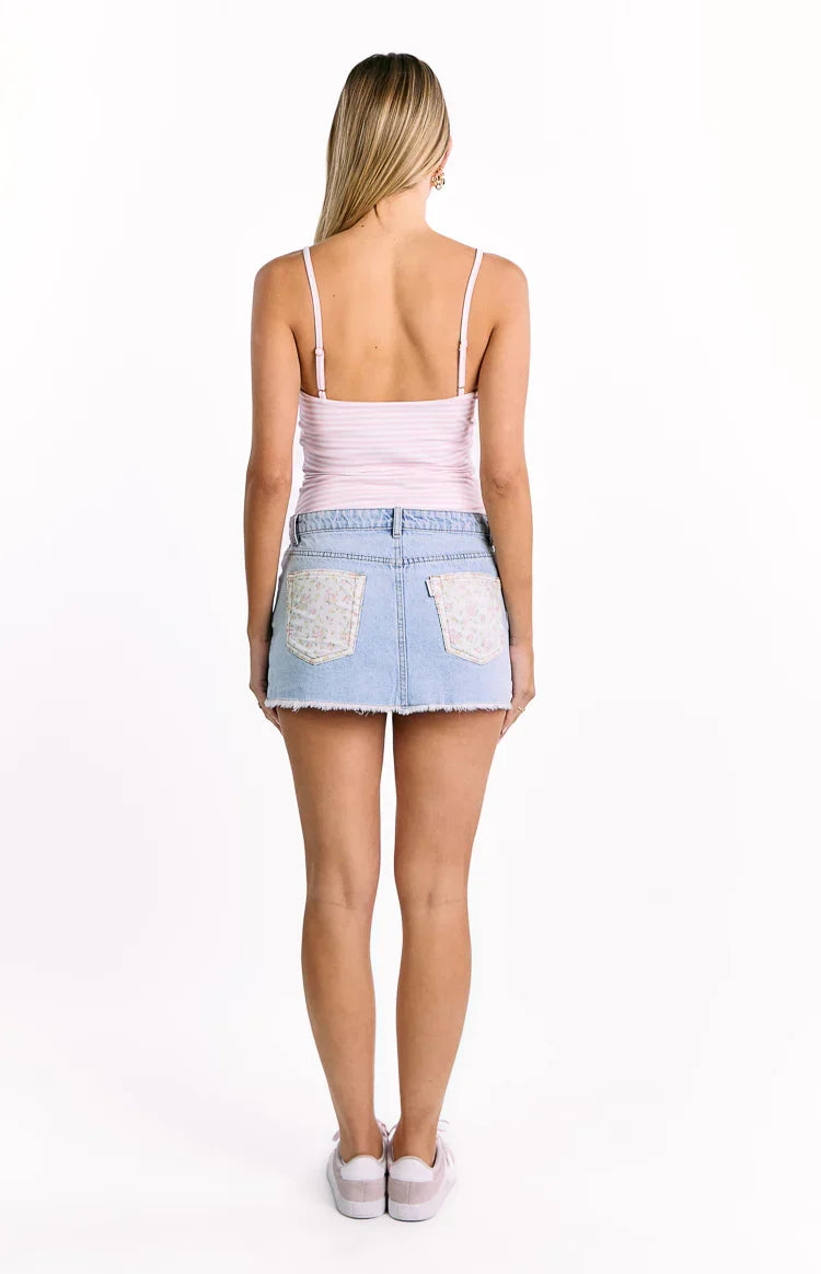 Sweetie White and Pink Stripe Top — 5