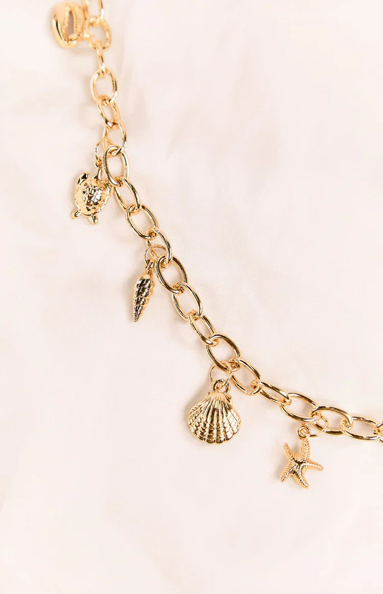 Gold Chain Shell Belt — 2