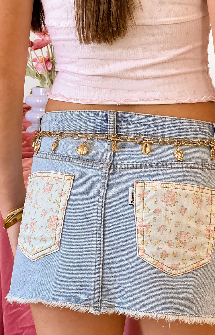 Gold Chain Shell Belt — 5