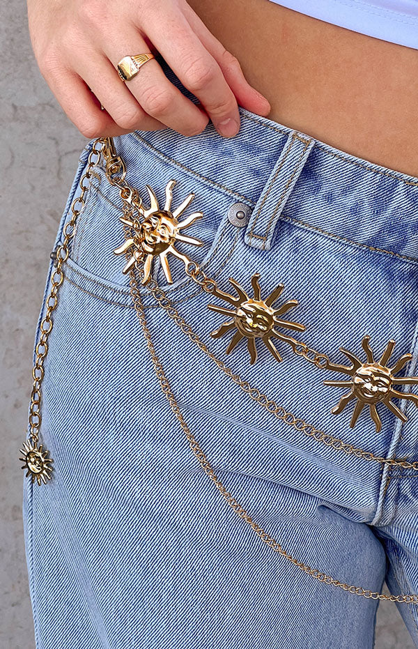 Gold Multi Chain Star Belt — 1