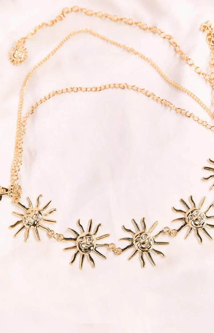 Gold Multi Chain Star Belt — 3