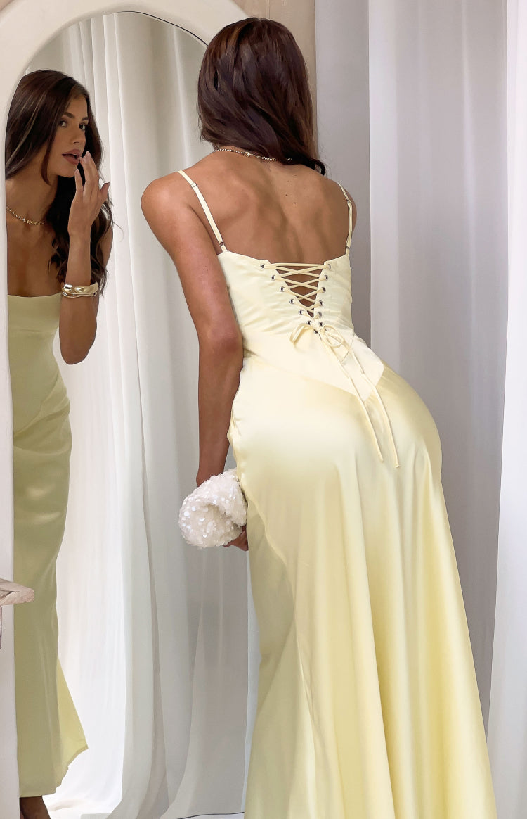 Joey Yellow Maxi Dress — 1