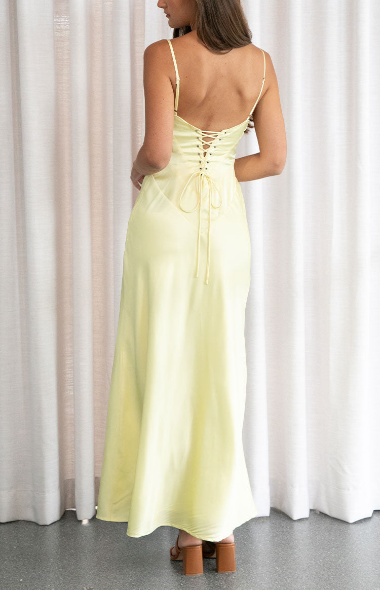 Joey Yellow Maxi Dress — 14