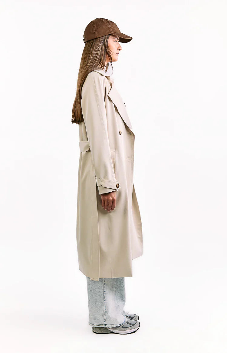 Orla Cream Belted Trench Coat — 6