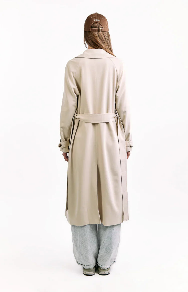 Orla Cream Belted Trench Coat — 7