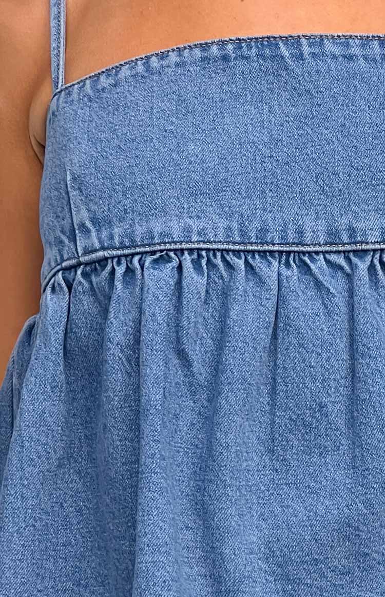 Ethel Blue Denim Top — 14