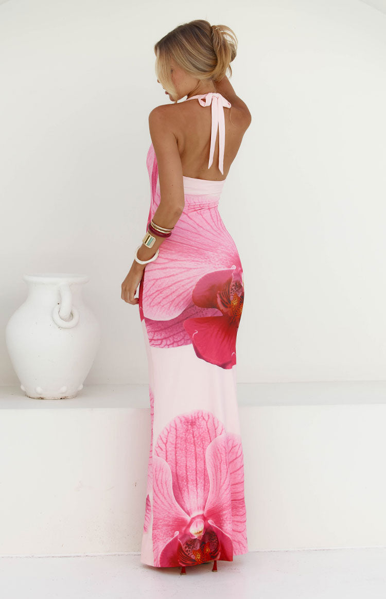 Eliana Pink Orchid Maxi Dress — 10