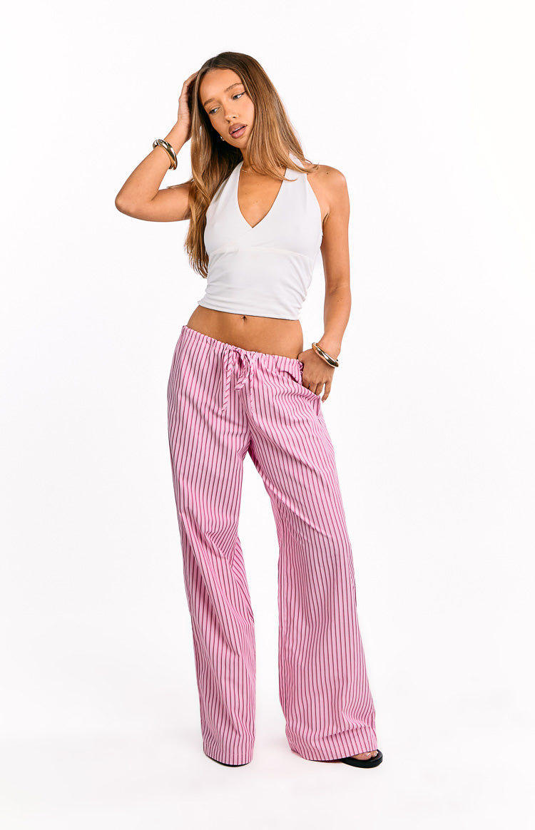 Vienna Pink Stripe Pants — 3