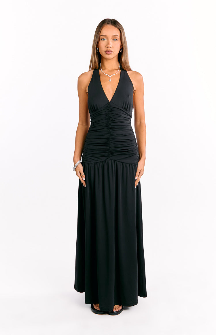 Gloria Black Maxi Dress — 2
