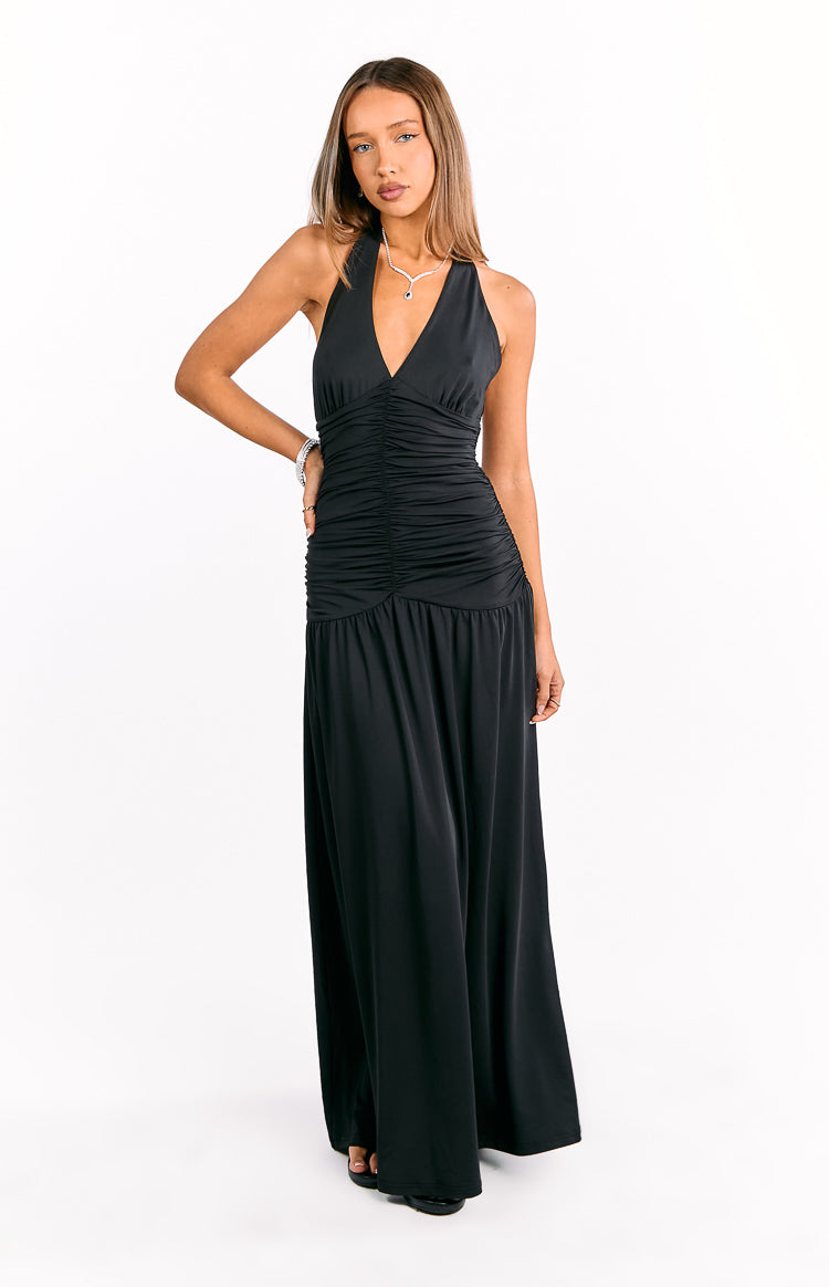 Gloria Black Maxi Dress — 3