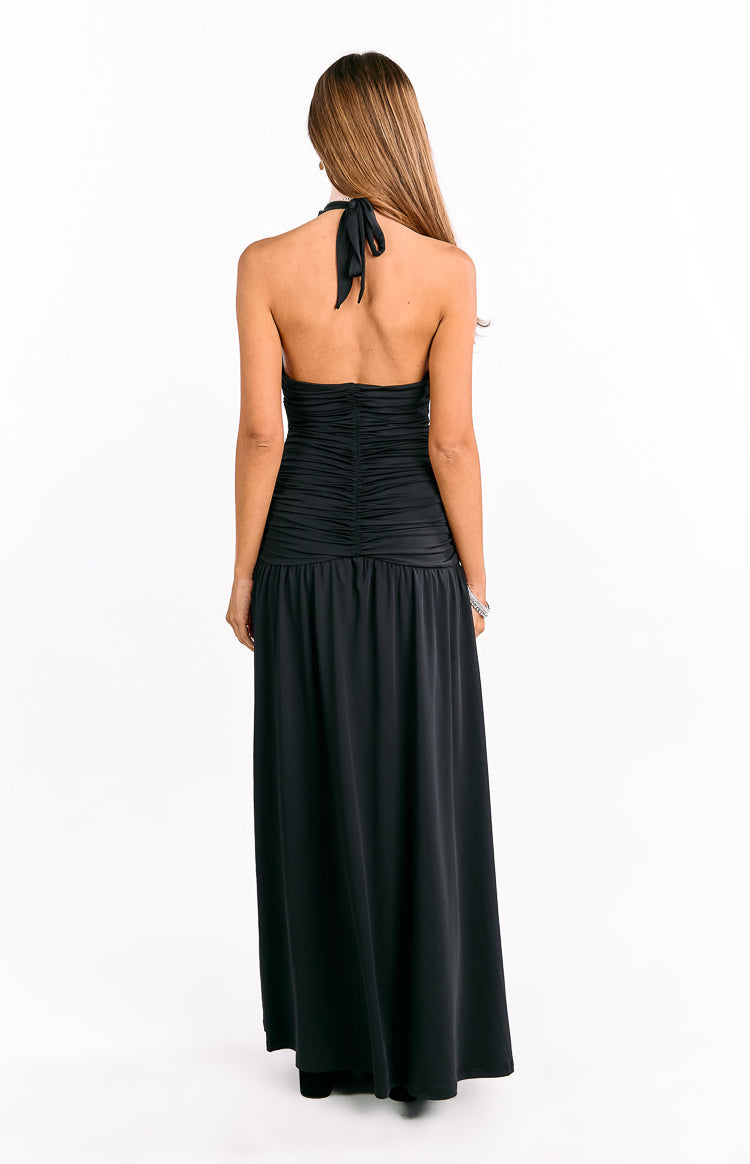 Gloria Black Maxi Dress — 5