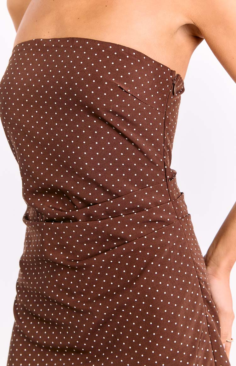 Frankie Brown Mini Dress — 6