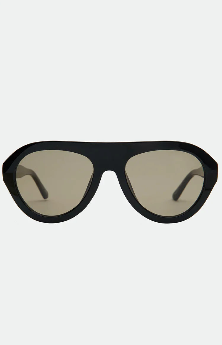 Otra Eyewear Maddy Black Aviator Sunglasses — 11