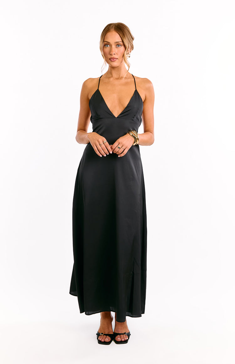 Nakita Black Maxi Dress — 1