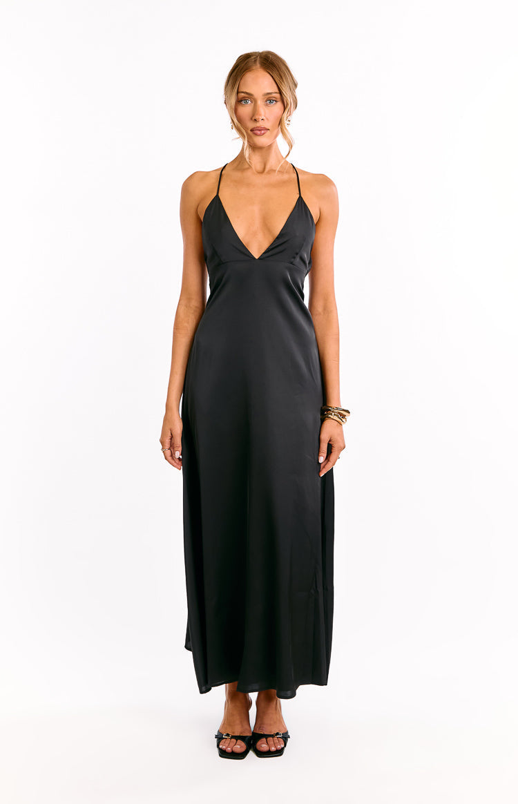 Nakita Black Maxi Dress — 1