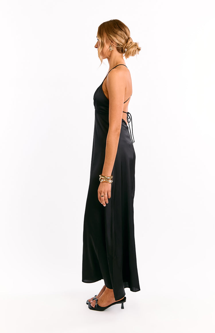 Nakita Black Maxi Dress — 3