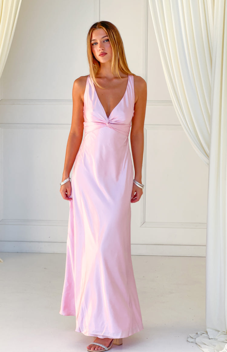 Oden Light Pink Formal Maxi Dress — 1