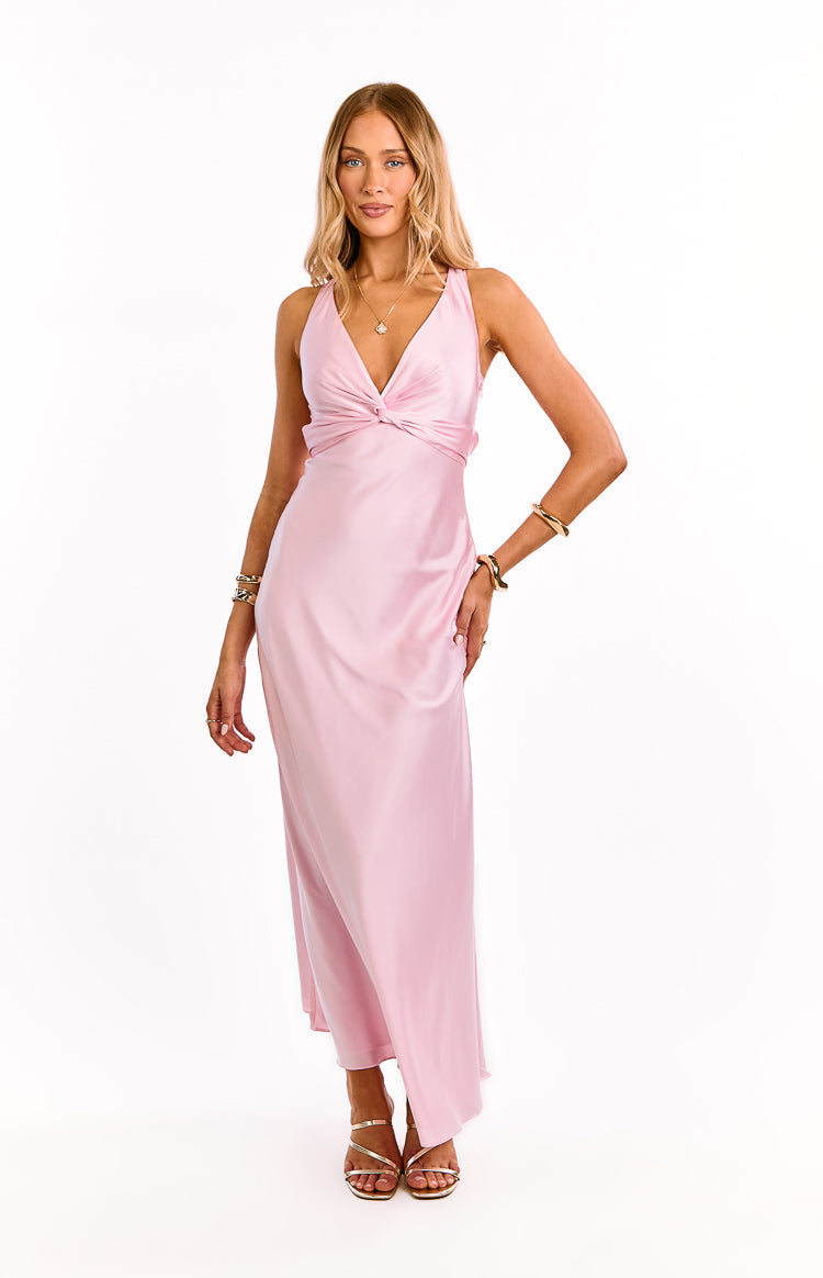 Oden Light Pink Formal Maxi Dress — 8