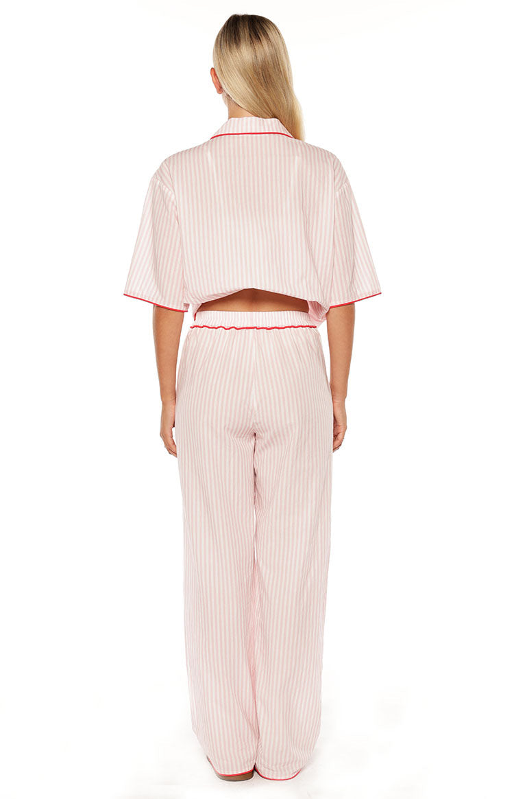 Alexea Pink Stripe Pajama Pants — 7
