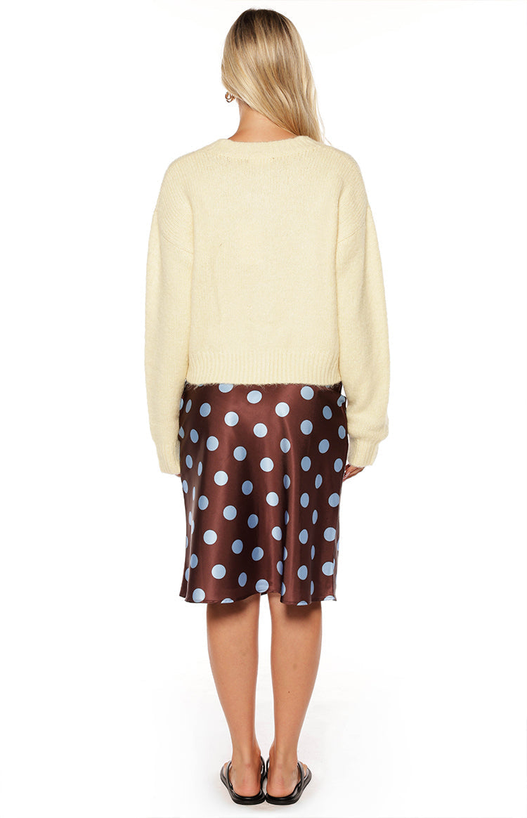 Ellia Butter Yellow Button Down Cardigan — 12