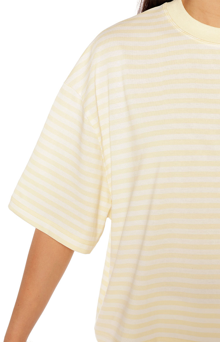 Lioness Bloom Short Sleeve Top Lemontini Stripe — 6