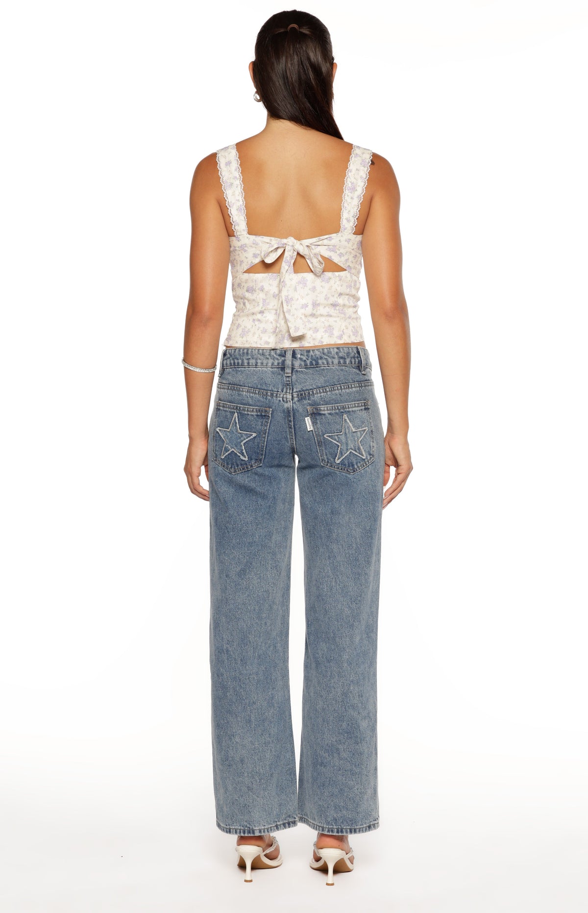 Louis Purple Floral Corset Top — 7